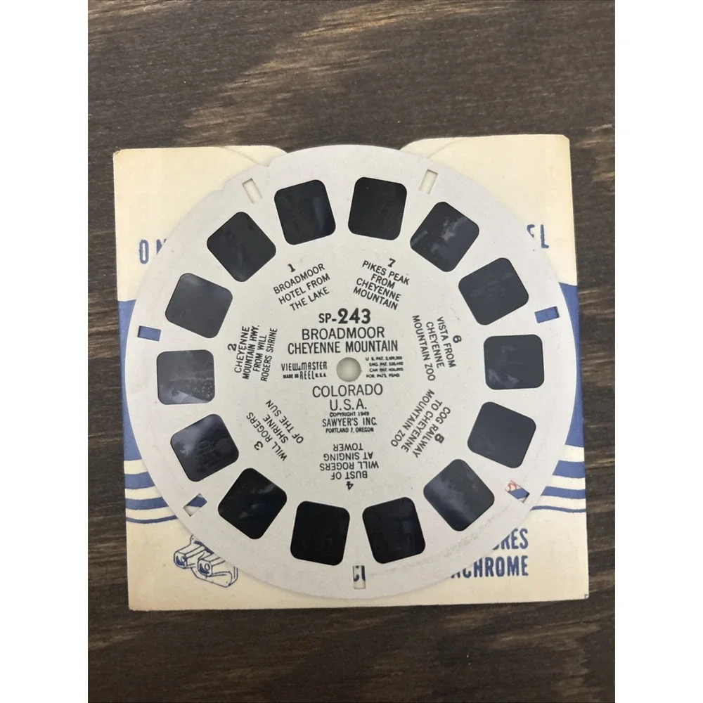Lot Of 11 Vintage Sawyer's View Master Reels, 7 More Wonders Of The World
